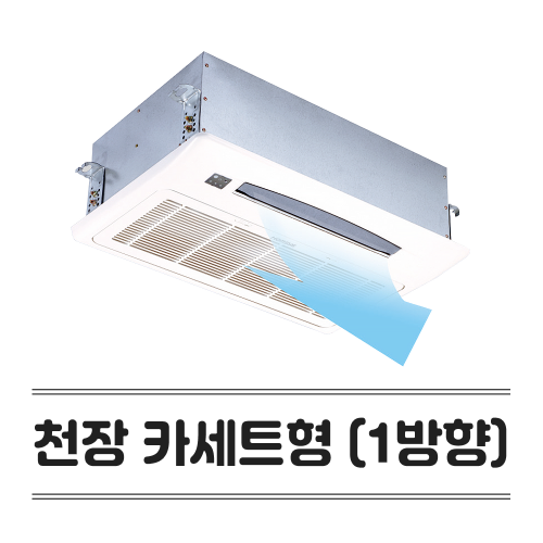 귀뚜라미 팬코일 유니트 천장 카세트형 1방향 FC1-1.5K 스윙기능 휀코일 유닛